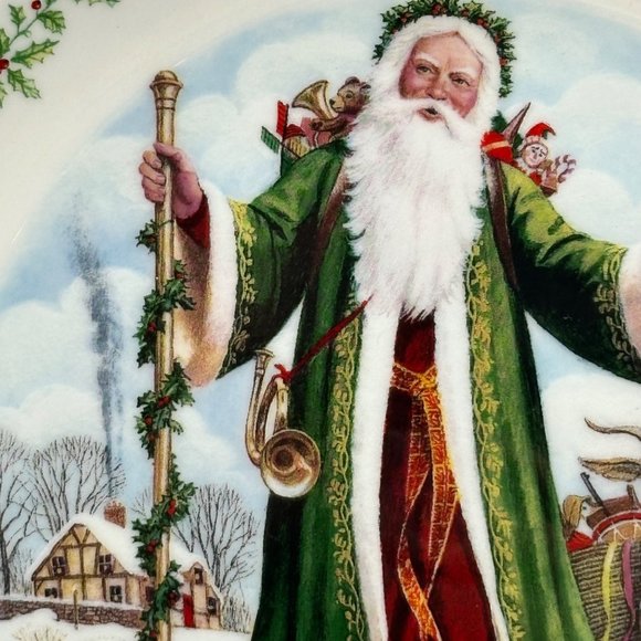 Lenox Father Christmas International Victorian Santas Plate Collection Holiday - Picture 4 of 10